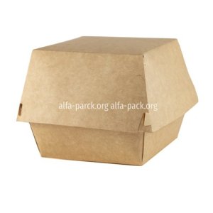Картонная упаковка для бургера  120*120*120 клееная (артикул: 010400245) купить в разделе «Салатник крафт».
